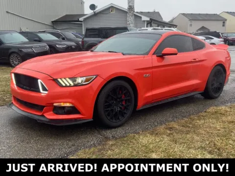 Orange 2016 Ford Mustang GT Premium for sale in Noblesville, IN