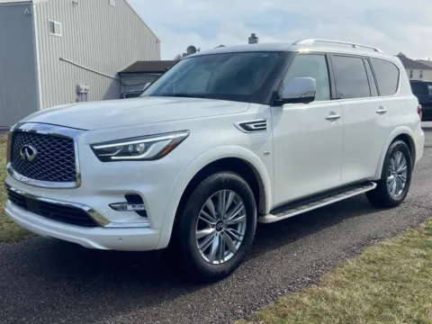 White 2018 INFINITI QX80 for sale in Noblesville, IN