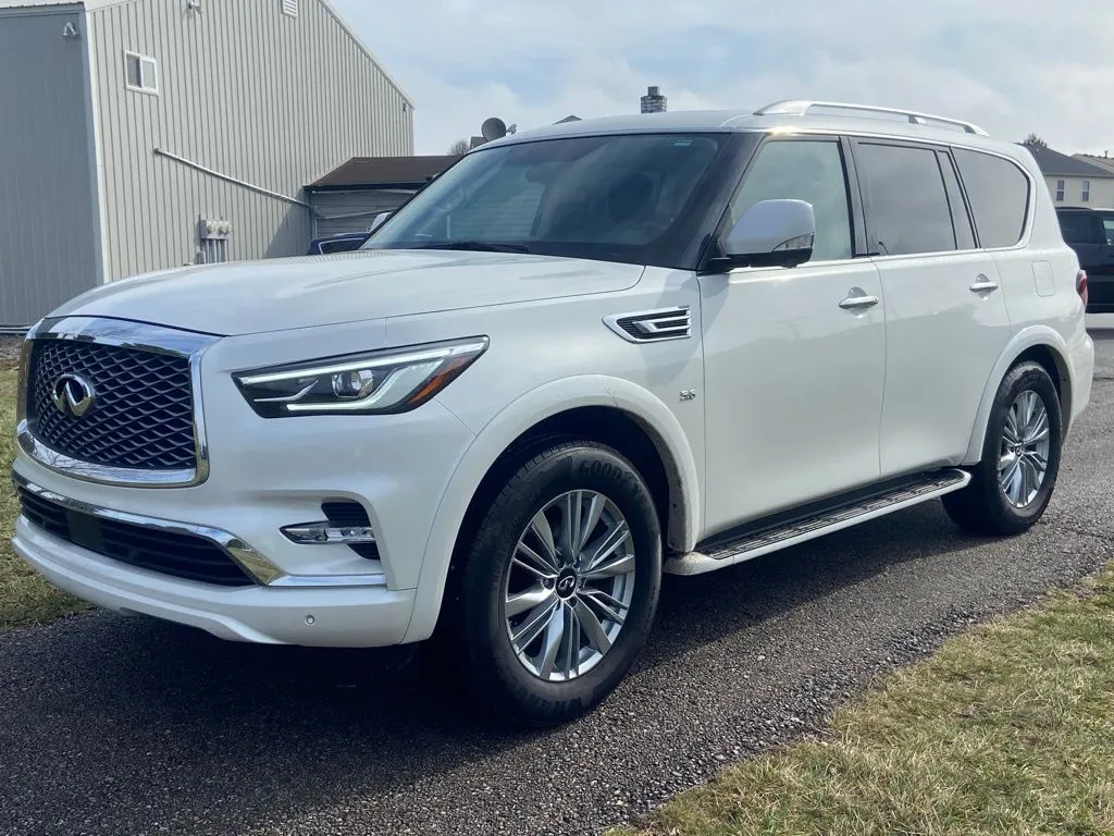 White 2018 INFINITI QX80 for sale in Noblesville, IN