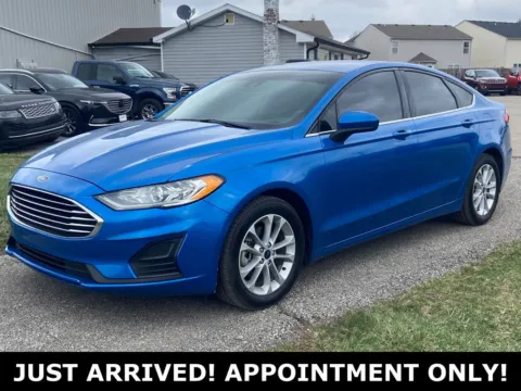 Blue 2020 Ford Fusion SE for sale in Noblesville, IN