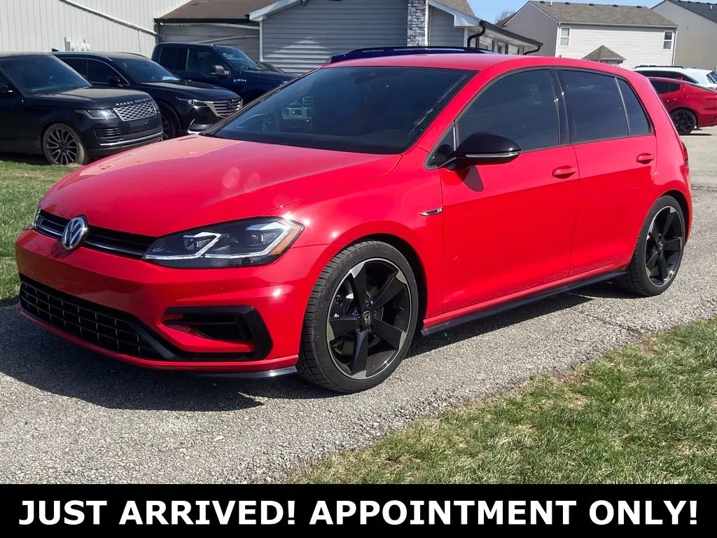 Red 2019 Volkswagen Golf R DCC & Navigation 4Motion for sale in Noblesville, IN