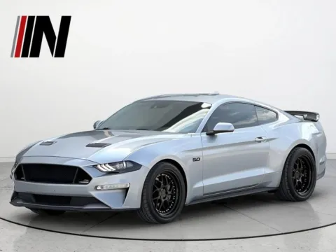 Silver 2021 Ford Mustang GT Premium for sale in Noblesville, IN