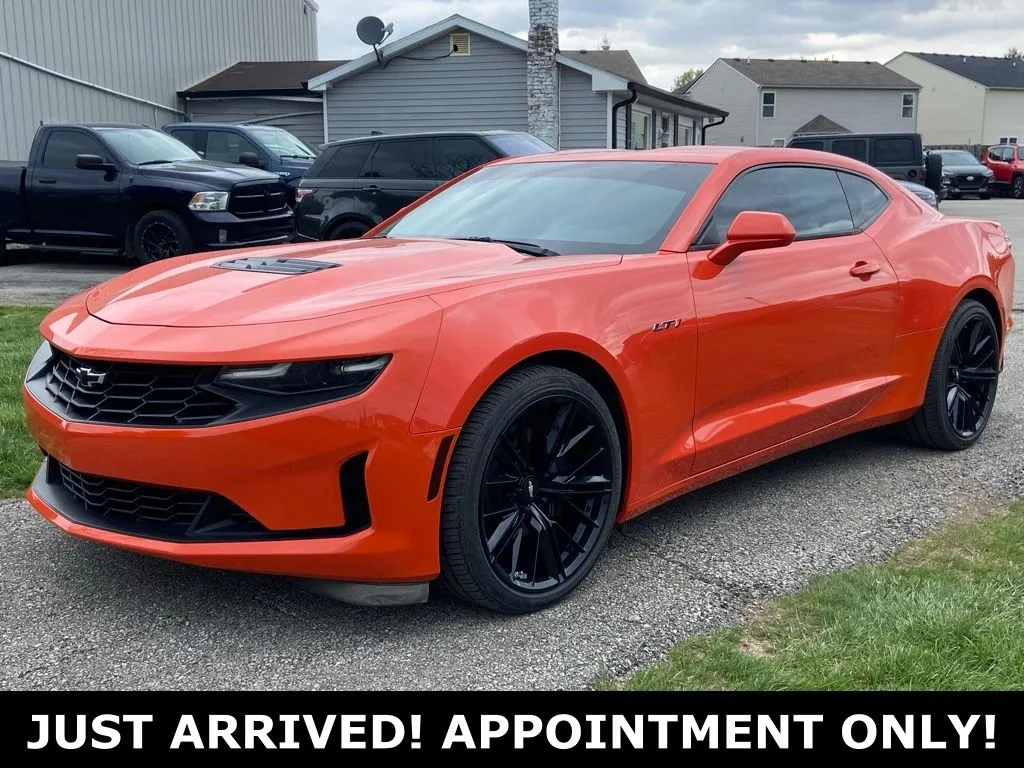 Orange 2021 Chevrolet Camaro LT1 for sale in Noblesville, IN
