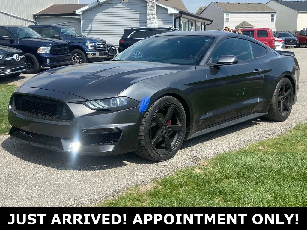 Gray 2018 Ford Mustang EcoBoost for sale in Noblesville, IN