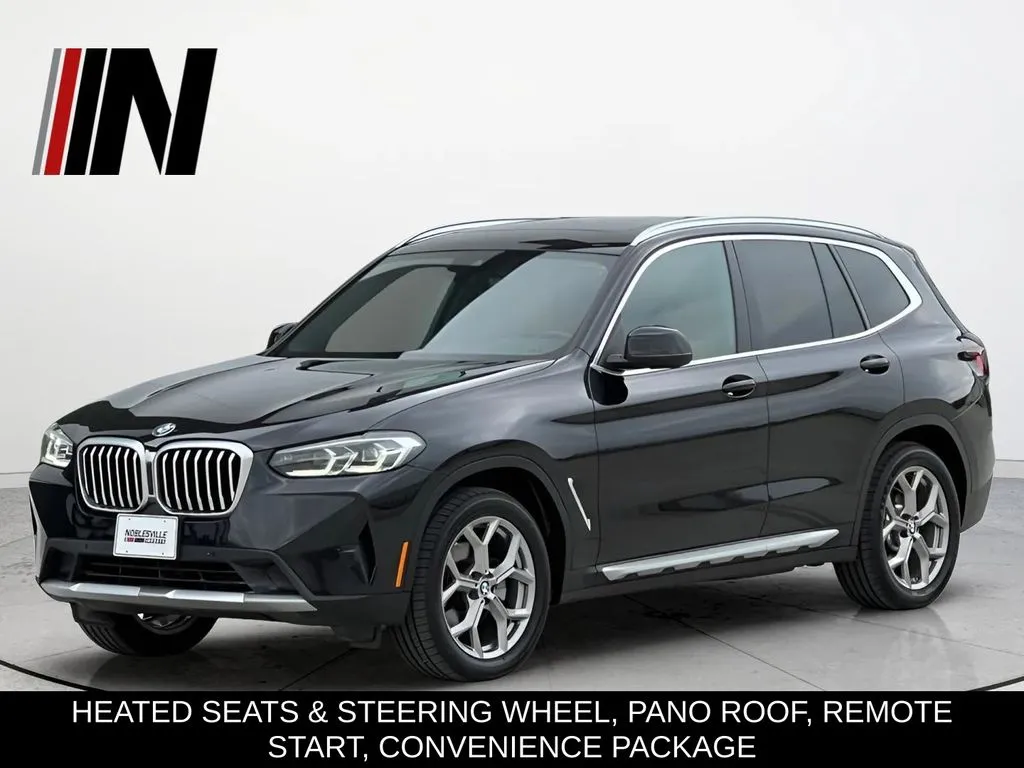 Black 2023 BMW X3 xDrive30i for sale in Noblesville, IN