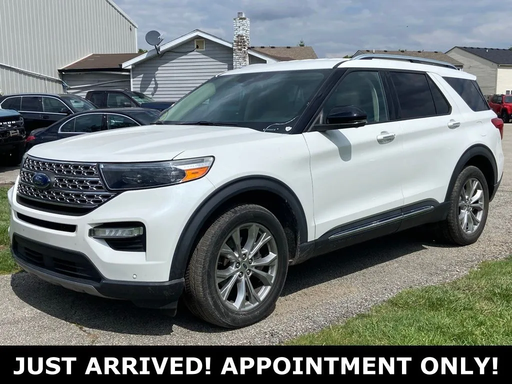 White 2020 Ford Explorer Limited for sale in Noblesville, IN