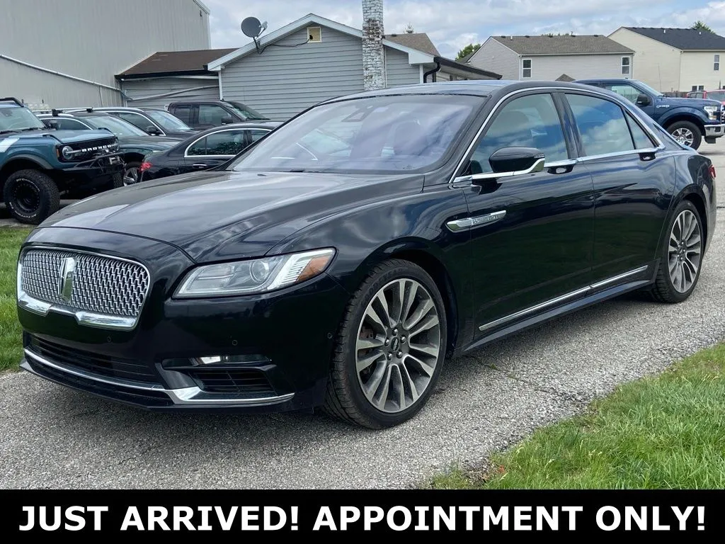 Black 2019 Lincoln Continental Reserve for sale in Noblesville, IN