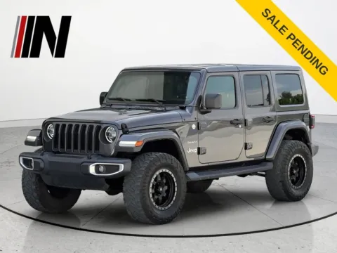 Gray 2020 Jeep Wrangler Unlimited Sahara for sale in Noblesville, IN