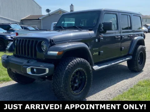 Gray 2020 Jeep Wrangler Unlimited Sahara for sale in Noblesville, IN