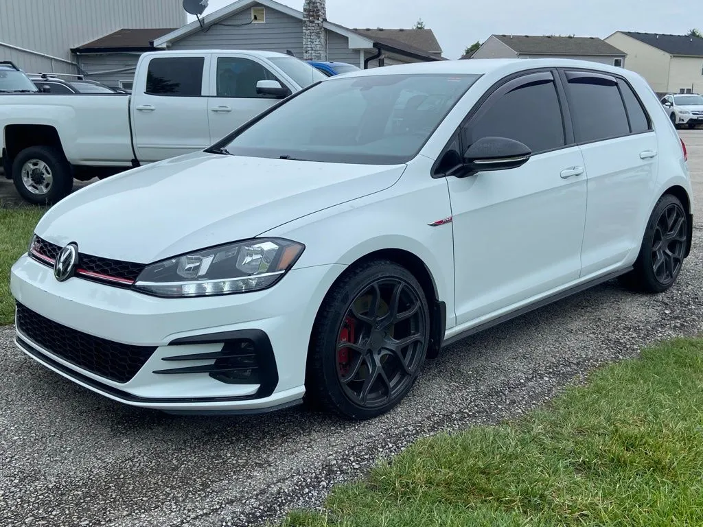 White 2021 Volkswagen Golf GTI 2.0T S for sale in Noblesville, IN