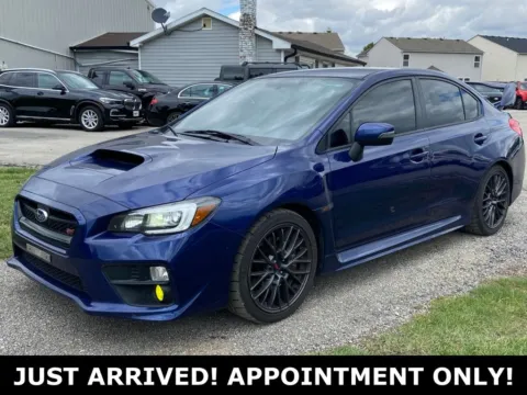 Blue 2016 Subaru WRX STi for sale in Noblesville, IN
