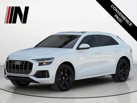 White 2019 Audi Q8 3.0T Premium for sale in Noblesville, IN