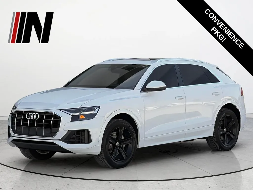 White 2019 Audi Q8 3.0T Premium for sale in Noblesville, IN