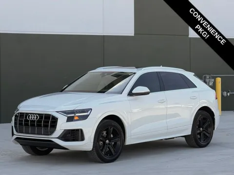 White 2019 Audi Q8 3.0T Premium for sale in Noblesville, IN