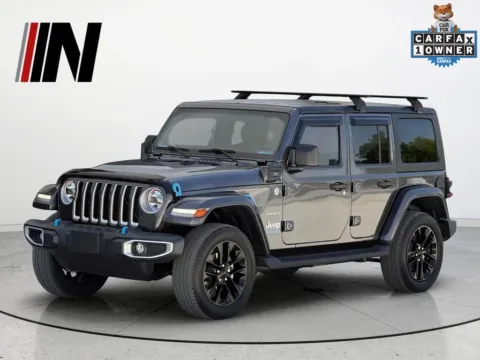 Gray 2022 Jeep Wrangler Unlimited Sahara 4xe for sale in Noblesville, IN
