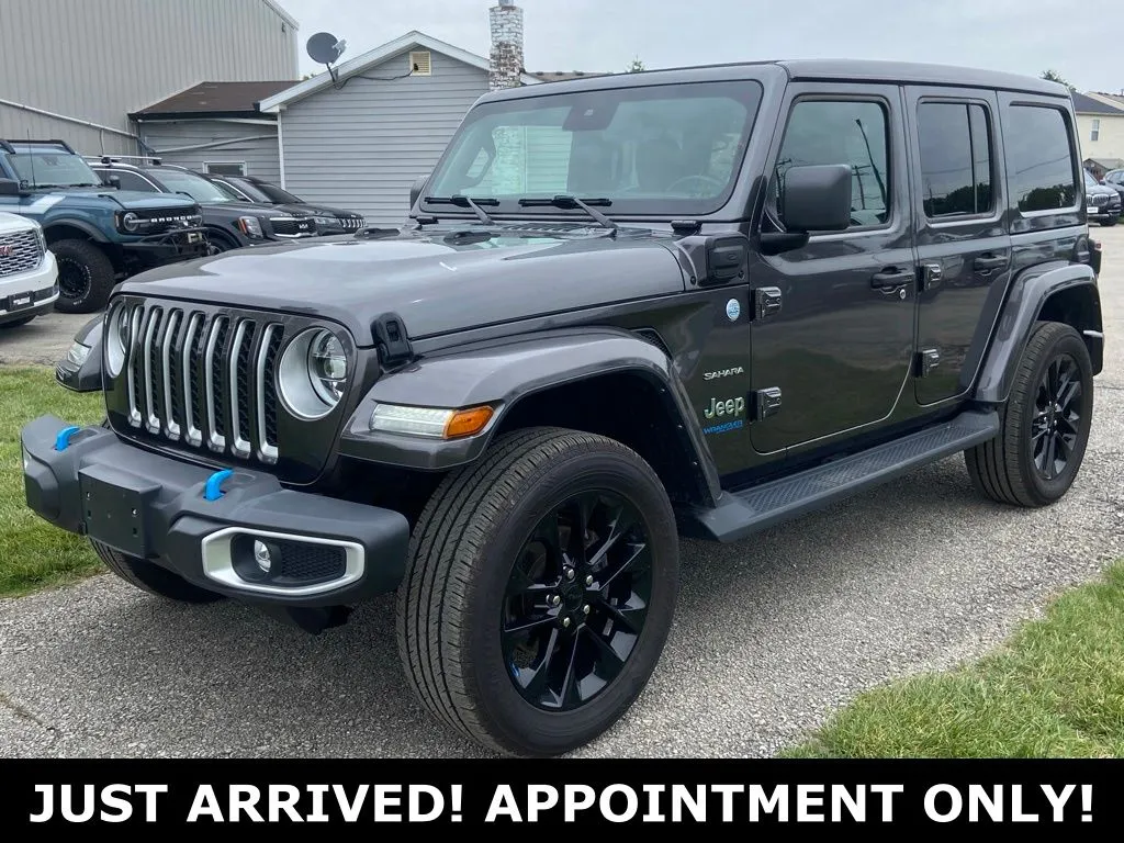 Gray 2022 Jeep Wrangler Unlimited Sahara 4xe for sale in Noblesville, IN