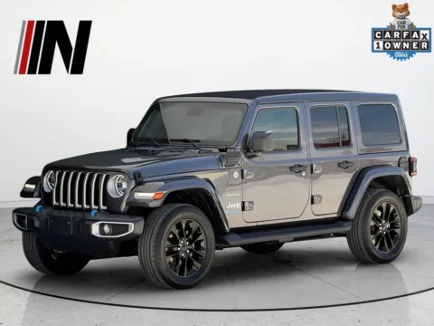 Gray 2022 Jeep Wrangler Unlimited Sahara 4xe for sale in Noblesville, IN
