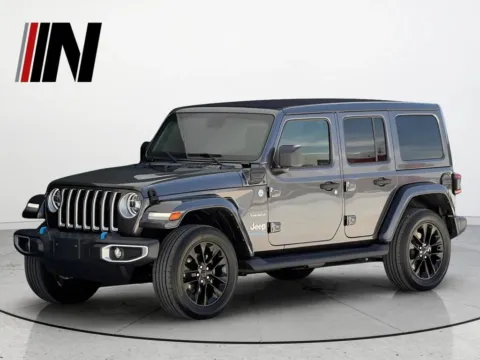 Gray 2022 Jeep Wrangler Unlimited Sahara 4xe for sale in Noblesville, IN