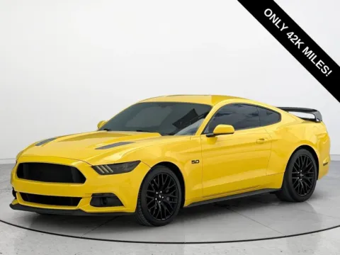 Yellow 2017 Ford Mustang GT for sale in Noblesville, IN