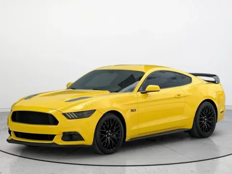 Yellow 2017 Ford Mustang GT for sale in Noblesville, IN