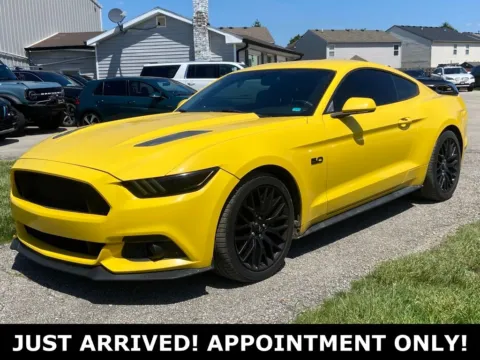 Yellow 2017 Ford Mustang GT for sale in Noblesville, IN
