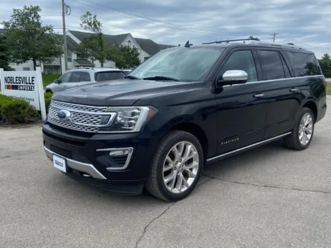 Black 2019 Ford Expedition Max Platinum for sale in Noblesville, IN