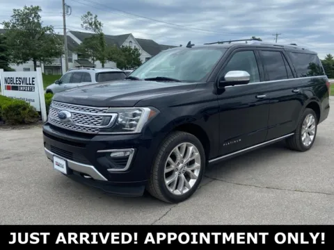 Black 2019 Ford Expedition Max Platinum for sale in Noblesville, IN