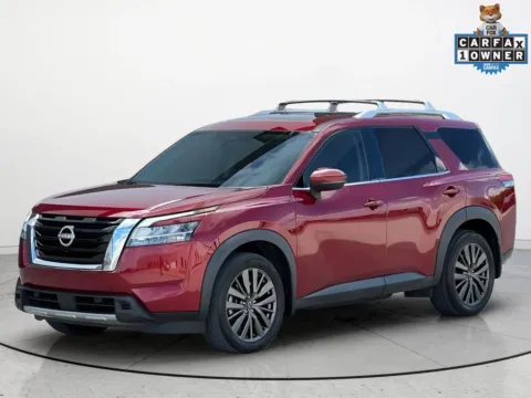 Red 2023 Nissan Pathfinder SL for sale in Noblesville, IN