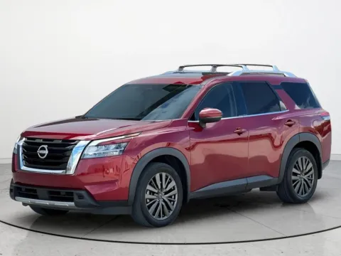 Red 2023 Nissan Pathfinder SL for sale in Noblesville, IN