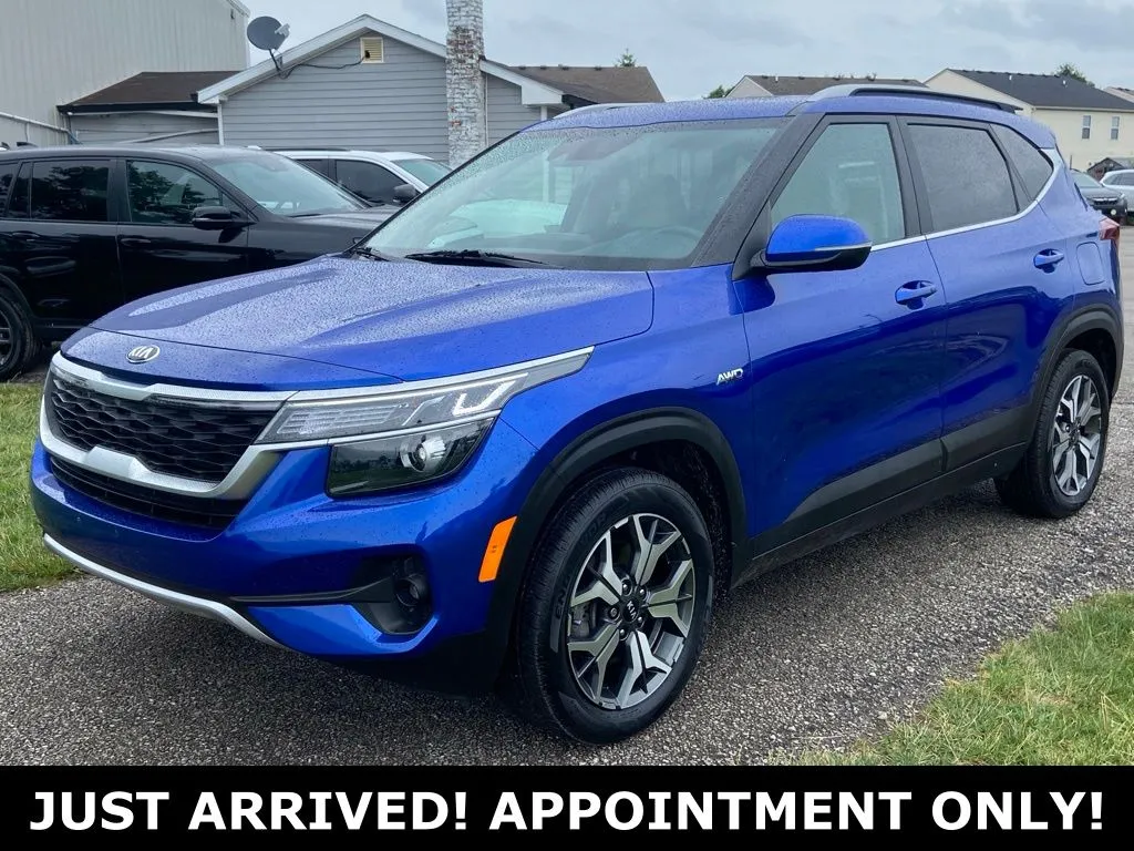 Blue 2021 Kia Seltos EX for sale in Noblesville, IN