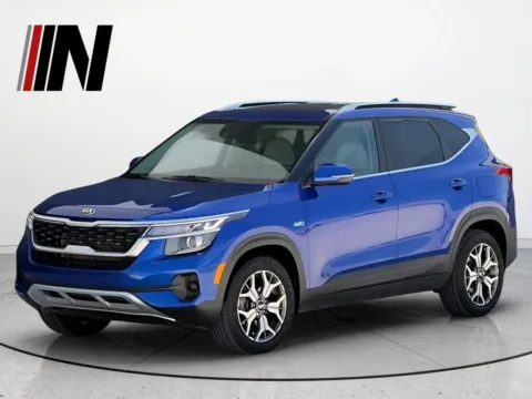Blue 2021 Kia Seltos EX for sale in Noblesville, IN