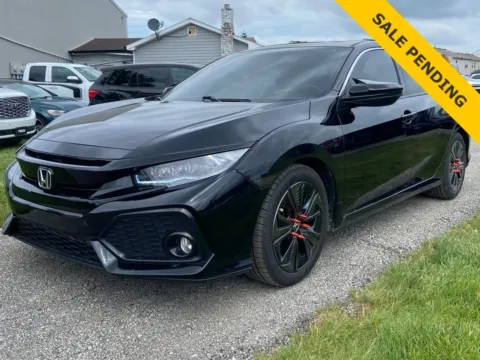 Black 2018 Honda Civic EX for sale in Noblesville, IN