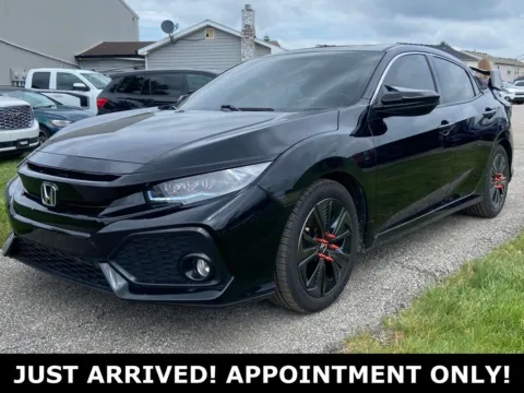 Black 2018 Honda Civic EX for sale in Noblesville, IN
