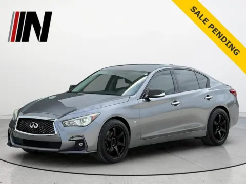 Gray 2019 INFINITI Q50 Sport for sale in Noblesville, IN