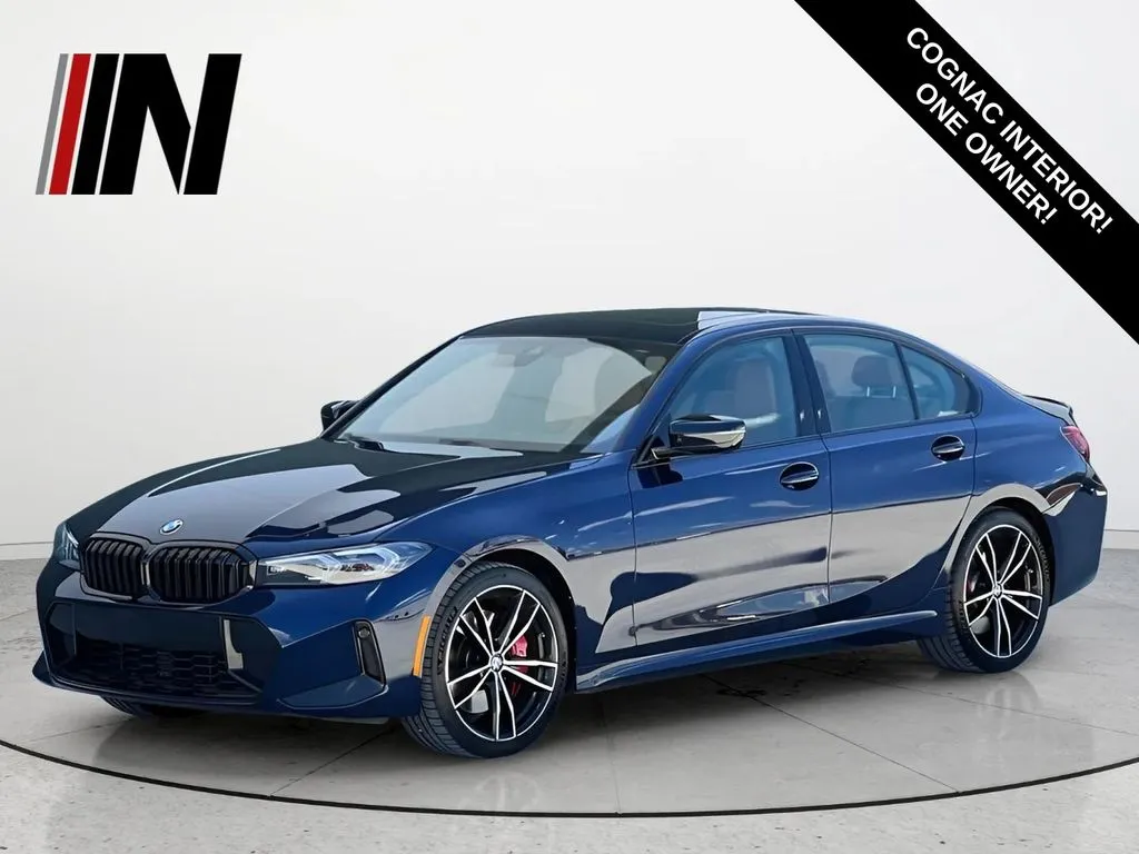 Blue 2023 BMW 3 Series 330i xDrive for sale in Noblesville, IN
