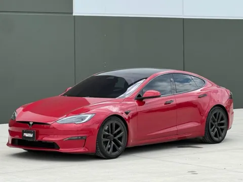 Red 2022 Tesla Model S Plaid for sale in Noblesville, IN