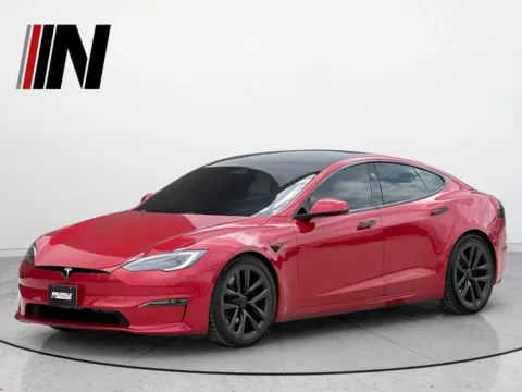 Red 2022 Tesla Model S Plaid for sale in Noblesville, IN