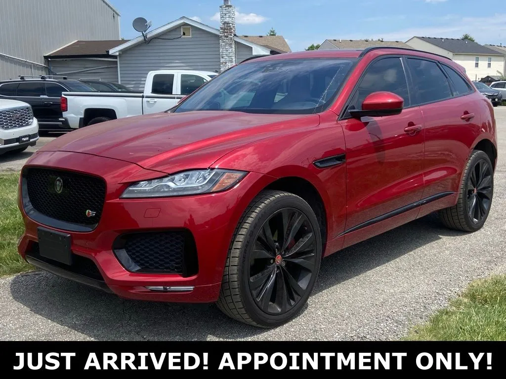 Red 2019 Jaguar F-PACE S for sale in Noblesville, IN