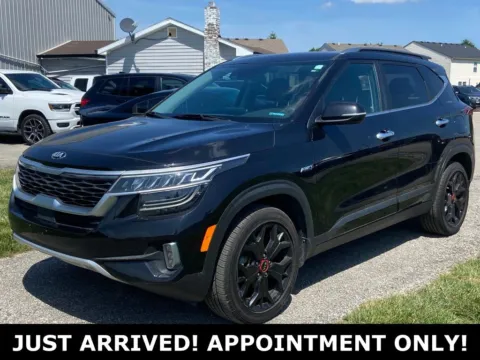 Black 2021 Kia Seltos SX for sale in Noblesville, IN