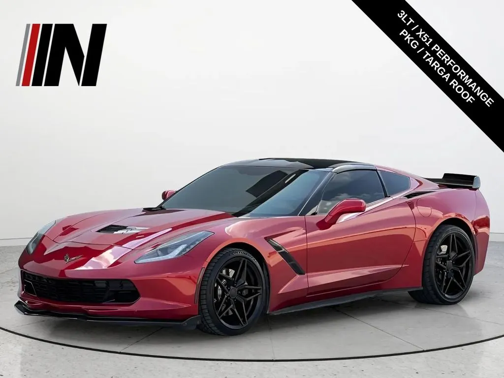 Red 2015 Chevrolet Corvette Stingray Z51 for sale in Noblesville, IN