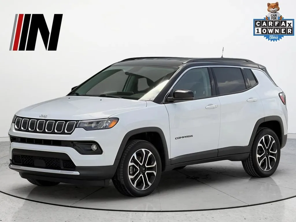 White 2022 Jeep Compass Limited for sale in Noblesville, IN
