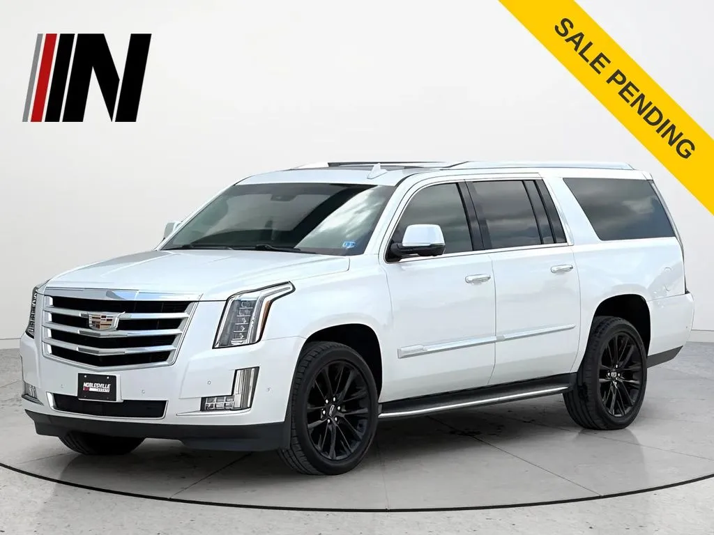 White 2018 Cadillac Escalade ESV Luxury for sale in Noblesville, IN