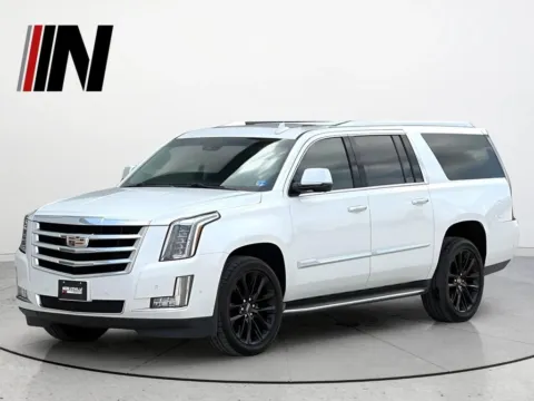White 2018 Cadillac Escalade ESV Luxury for sale in Noblesville, IN