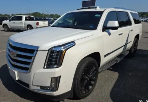 White 2018 Cadillac Escalade ESV Luxury for sale in Noblesville, IN