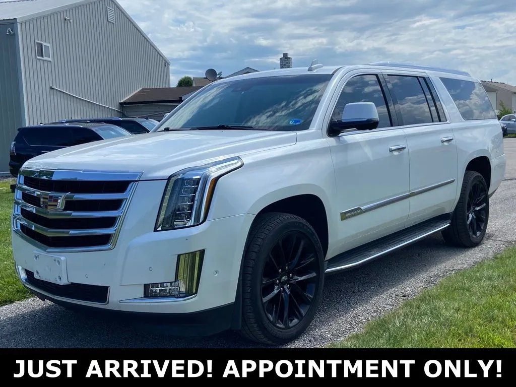 White 2018 Cadillac Escalade ESV Luxury for sale in Noblesville, IN