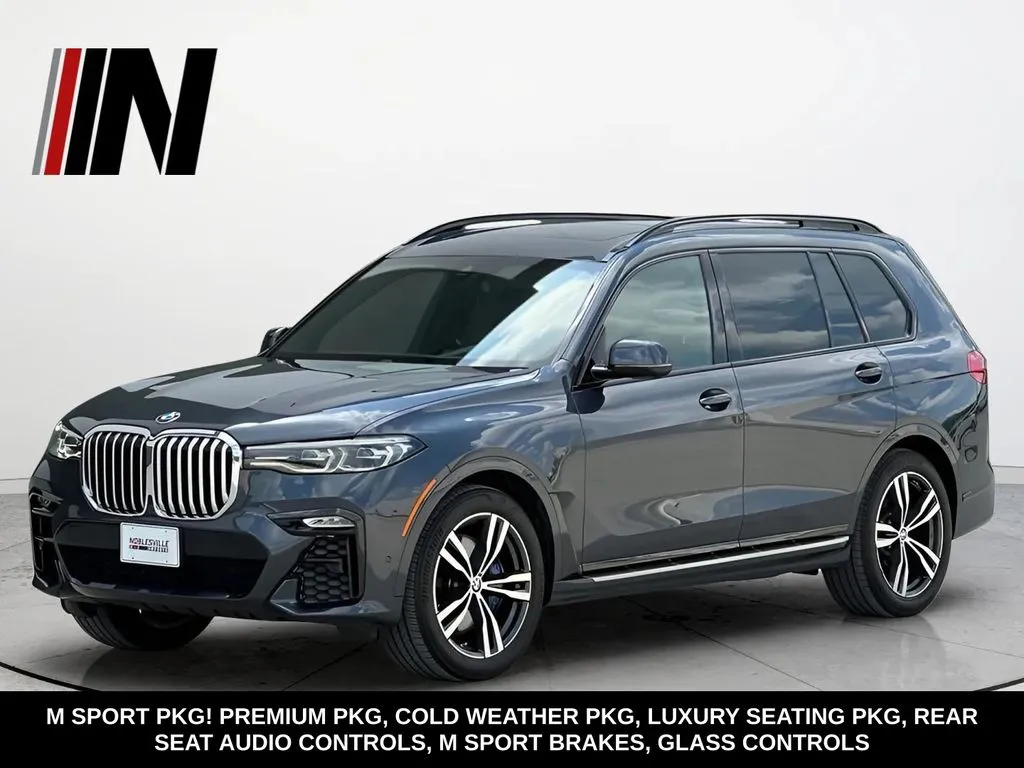 Gray 2020 BMW X7 xDrive40i for sale in Noblesville, IN