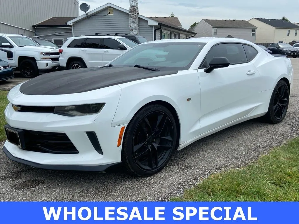 White 2018 Chevrolet Camaro 1LS for sale in Noblesville, IN