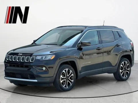 Black 2022 Jeep Compass Limited for sale in Noblesville, IN