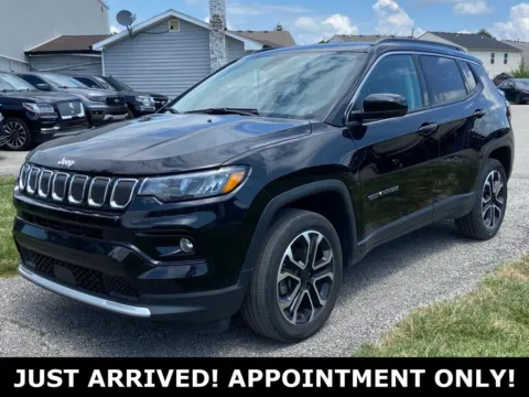 Black 2022 Jeep Compass Limited for sale in Noblesville, IN