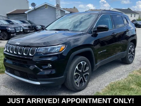 Black 2022 Jeep Compass Limited for sale in Noblesville, IN